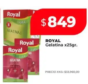 Supermayorista Vital ROYAL Gelatina x25gr oferta