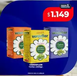 Supermayorista Vital VERDEFLOR Yerba x500gr oferta