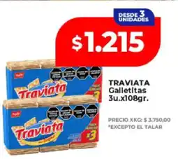 Supermayorista Vital TRAVIATA Galletitas oferta