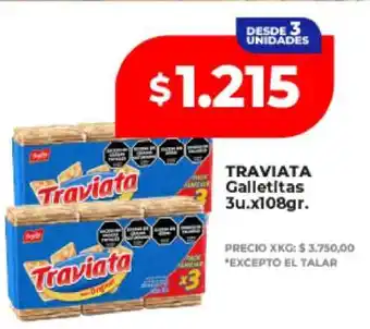Supermayorista Vital TRAVIATA Galletitas oferta