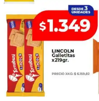 Supermayorista Vital LINCOLN Galletitas oferta