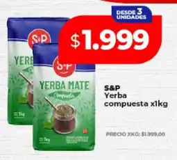 Supermayorista Vital S&P Yerba compuesta x1kg oferta