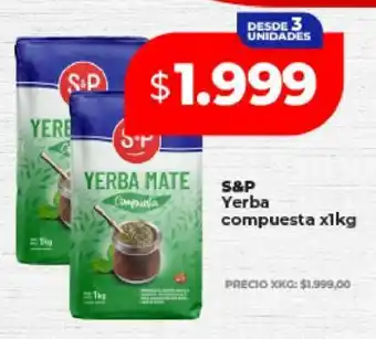 Supermayorista Vital S&P Yerba compuesta x1kg oferta