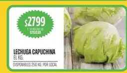 Supermercados Vea LECHUGA CAPUCHINA oferta