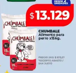 Supermayorista Vital CHUMBALE Alimento para perro x15kg oferta