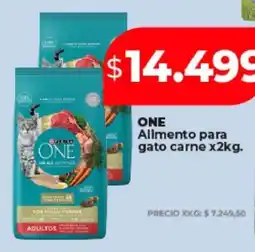 Supermayorista Vital ONE Alimento para gato carne x2kg oferta