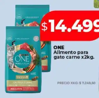 Supermayorista Vital ONE Alimento para gato carne x2kg oferta