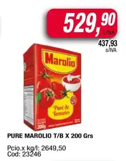 Maxiconsumo PURE MAROLIO T/B X 200 Grs oferta