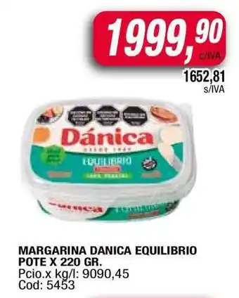 Maxiconsumo Margarina Danica Equilibrio oferta
