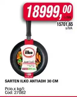Maxiconsumo SARTEN ILKO ANTIADH 30 CM oferta