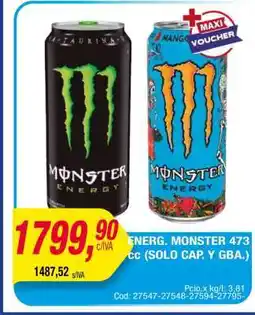 Maxiconsumo Monster Energy 473 cc oferta