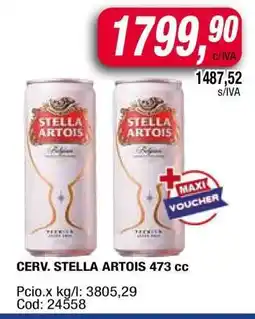 Maxiconsumo CERV. STELLA ARTOIS 473 cc oferta