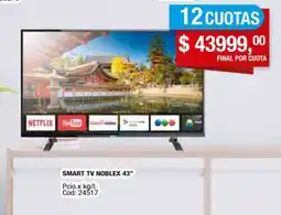 Maxiconsumo SMART TV NOBLEX 43” oferta