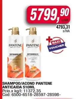 Maxiconsumo Shampoo/Acondicionador Pantene Anticaída 510ml oferta