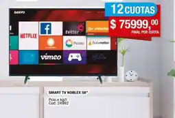Maxiconsumo SMART TV NOBLEX 58” oferta