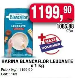 Maxiconsumo HARINA BLANCAFLOR LEUDANTE x 1 kg oferta