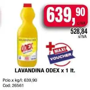 Maxiconsumo LAVANDINA ODEX x 1 lt oferta