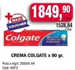 Maxiconsumo CREMA COLGATE x 90 gr oferta