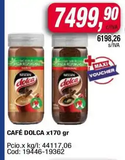Maxiconsumo CAFÉ DOLCA x170 gr oferta
