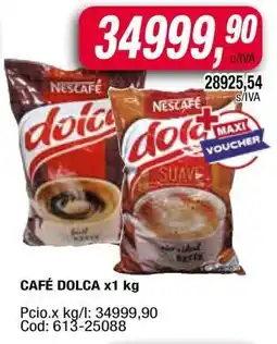 Maxiconsumo CAFÉ DOLCA x1 kg oferta