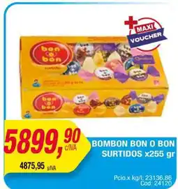 Maxiconsumo BOMBON BON O BON SURTIDOS x255 gr oferta