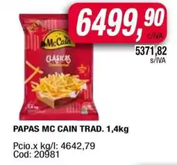 Maxiconsumo PAPAS MC CAIN TRAD. 1,4kg oferta