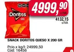 Maxiconsumo SNACK DORITOS QUESO X 200 GR oferta