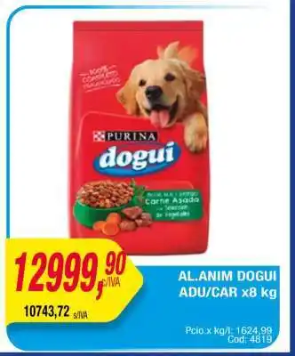 Maxiconsumo AL.ANIM DOGUI ADU/CAR x8 kg oferta