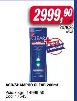 Maxiconsumo ACO/SHAMPOO CLEAR 200ml oferta