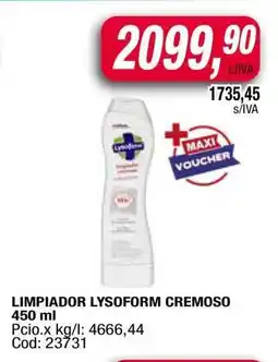 Maxiconsumo LIMPIADOR LYSOFORM CREMOSO oferta