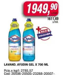 Maxiconsumo LAVAND. AYUDIN GEL X 700 ML oferta