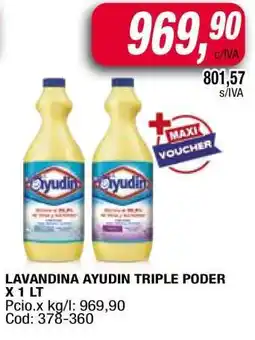 Maxiconsumo LAVANDINA AYUDIN TRIPLE PODER X 1 LT oferta