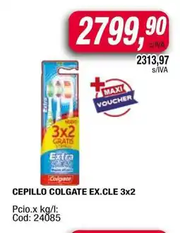 Maxiconsumo CEPILLO COLGATE EX.CLE 3x2 oferta