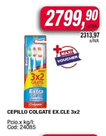 Maxiconsumo CEPILLO COLGATE EX.CLE 3x2 oferta