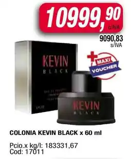 Maxiconsumo COLONIA KEVIN BLACK x 60 ml oferta