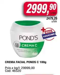 Maxiconsumo CREMA FACIAL POND'S C 100g oferta