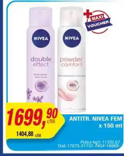 Maxiconsumo ANTITR. NIVEA FEM x 150 ml oferta