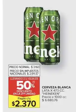 Carrefour Market Cerveza Blanca oferta