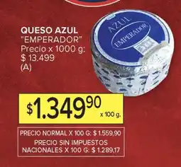 Carrefour Market Queso Azul 'Emperador' oferta