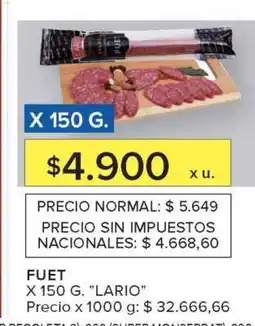 Carrefour Market FUET oferta