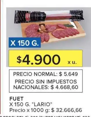 Carrefour Market FUET oferta