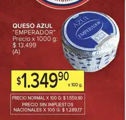 Carrefour Queso Azul 'Emperador' oferta