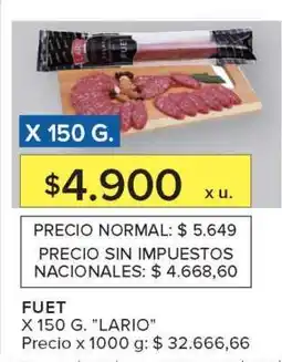 Carrefour FUET oferta