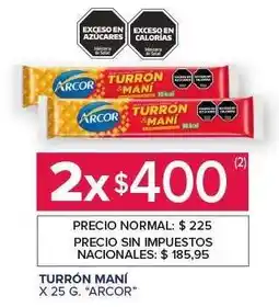 Carrefour Express Turrón Maní oferta