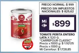 Carrefour Express Tomate Perita Entero Lata oferta