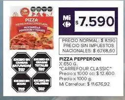 Carrefour Market Pizza Pepperoni oferta