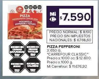 Carrefour Market Pizza Pepperoni oferta