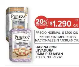 Carrefour Market Harina con Levadura para Pizza/Pan oferta