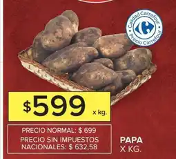 Carrefour Market Papa oferta