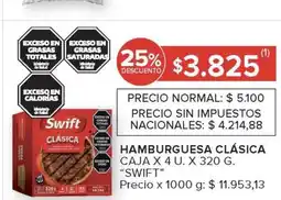 Carrefour Hamburguesa Clásica Swift oferta